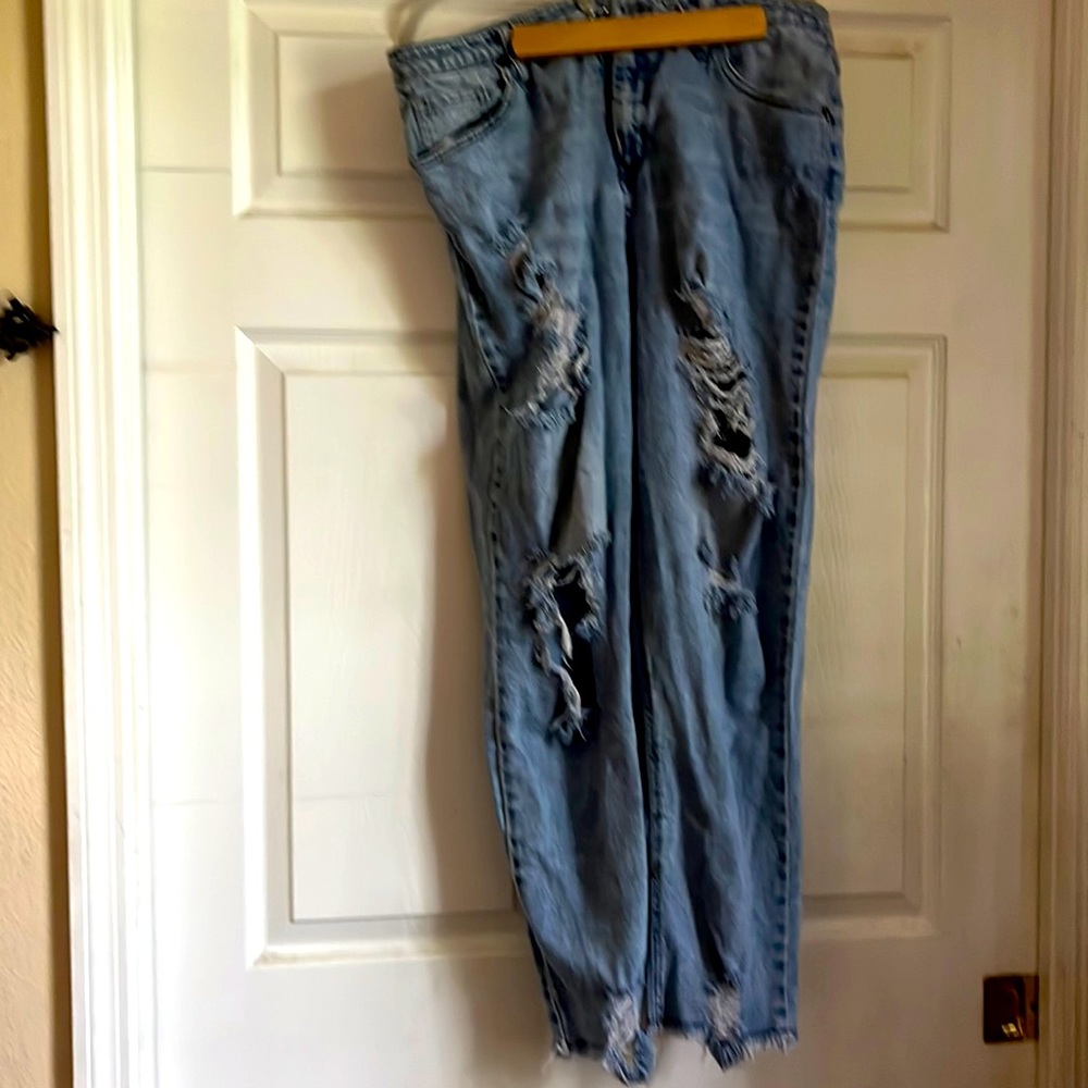Woman’s denim jeans